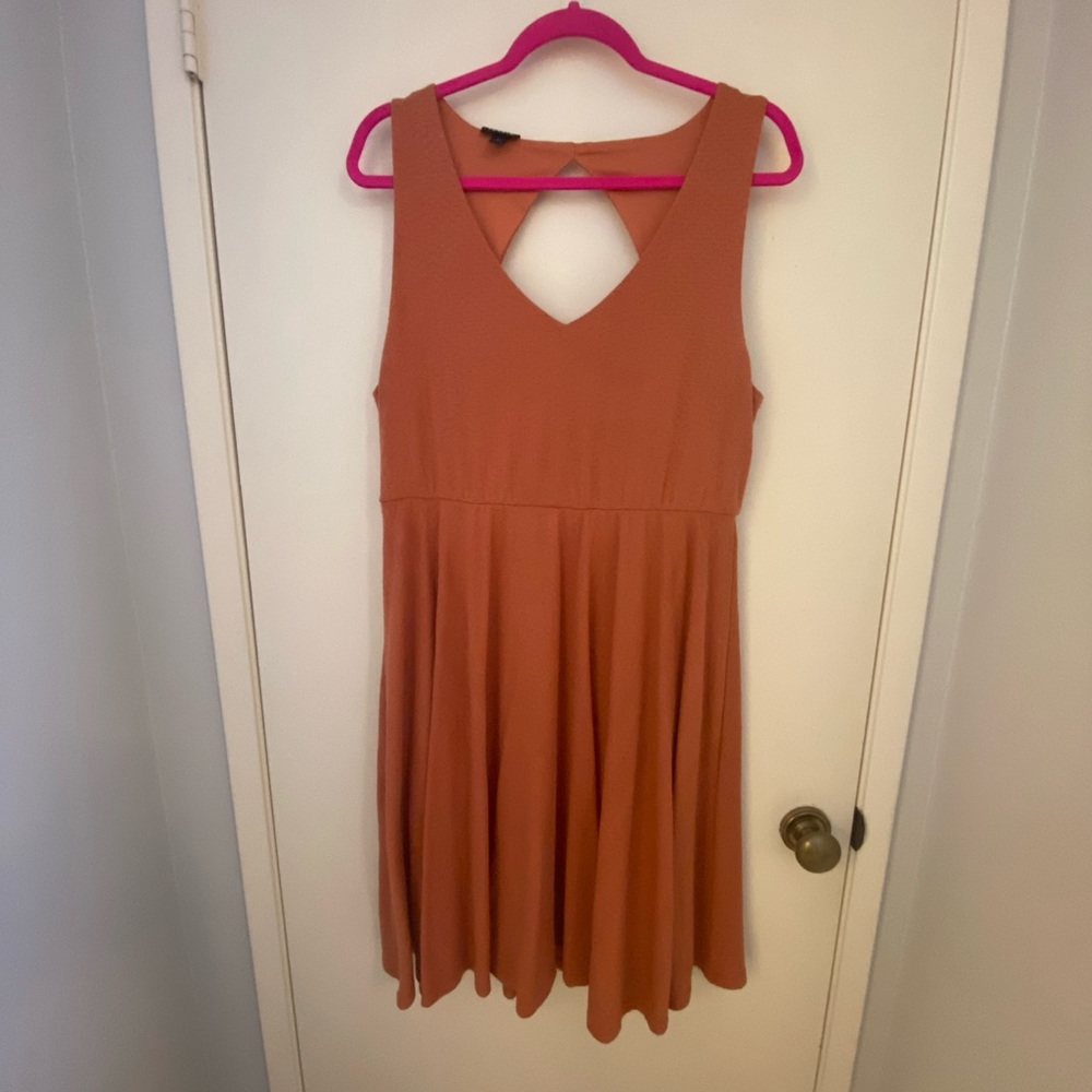 Orange dress Torrid size 1
